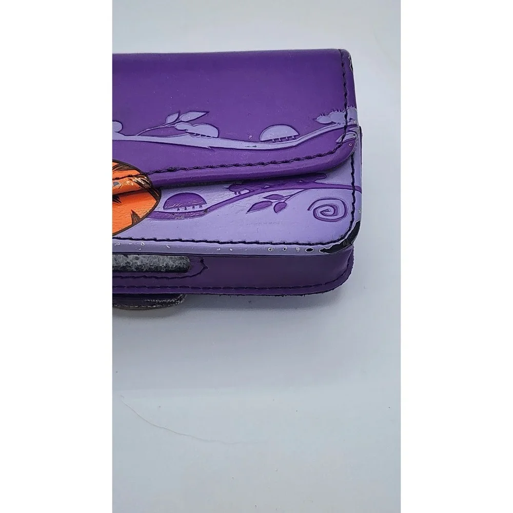 Vintage Disney Tigger Purple Case MOBO Belt Clip Pouch Y2K HP02-PE-TIG